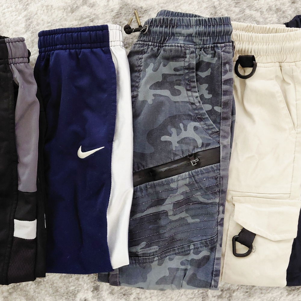 Nike Kids Navy and White Shorts